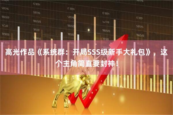 高光作品《系统群：开局SSS级新手大礼包》，这个主角简直要封神！