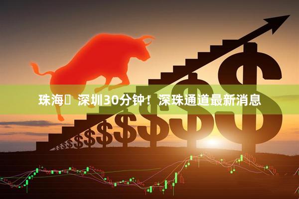 珠海⇄深圳30分钟！深珠通道最新消息