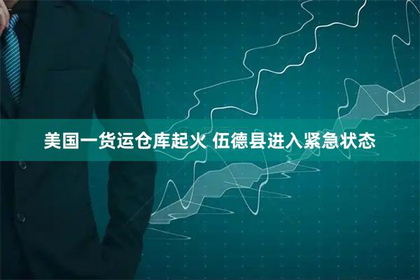 美国一货运仓库起火 伍德县进入紧急状态